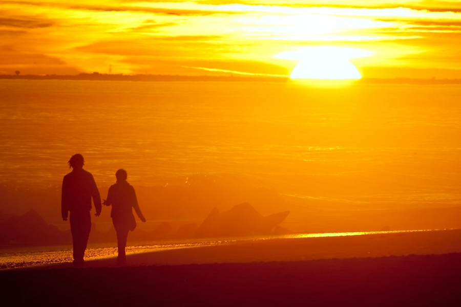 Silhouettes in the Sunset