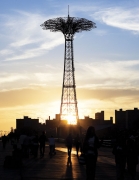 Jump Tower in the evening