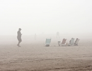 foggy beach