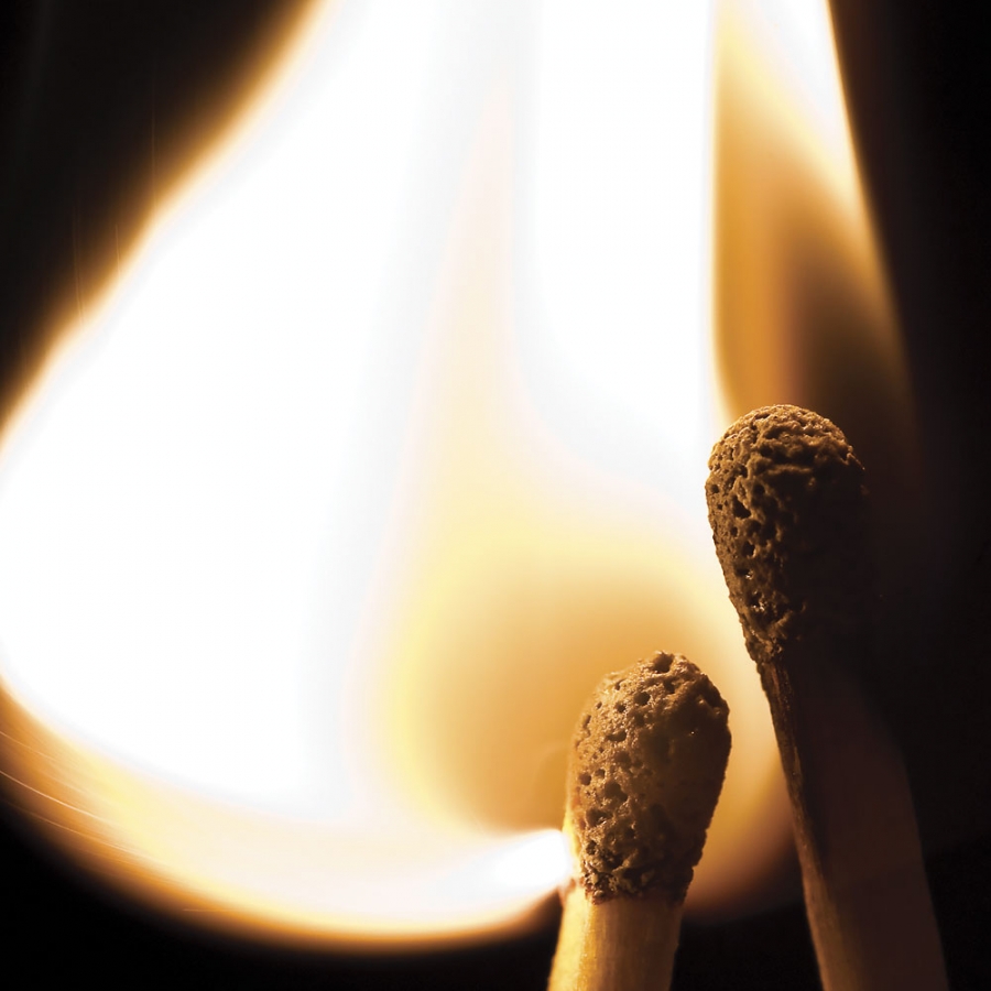 PhotoCollective Burning Matches, squared