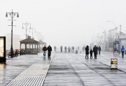 The Boardwalk in Fog