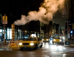 Steampipes and yellow cabs on Braodway, what can be more newyorkish?